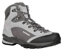 Lowa Wanderschuhe Tucana GTX (Trekking, Spaltleder-Textil) grau/koralle Damen